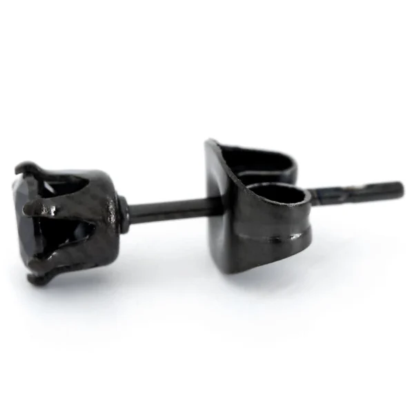Lucleon Boucles D’oreille à Zircone Noire 4 Mm mode pas cher 4