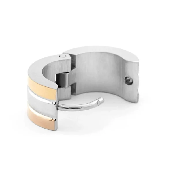 boutique en ligne Fort Tempus Boucle D’oreille Dorée Et Argentée 3