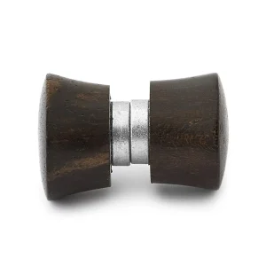 magasins pas chers Fort Tempus Boucle D’oreille Magnétique En Bois Noir 6