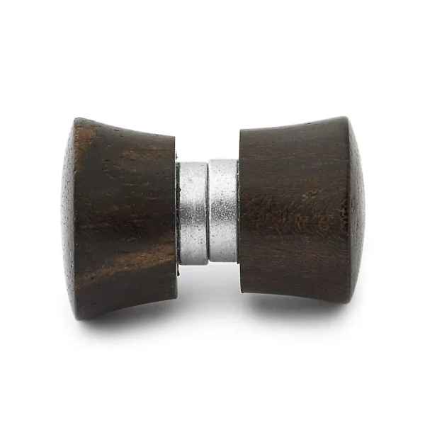 magasins pas chers Fort Tempus Boucle D’oreille Magnétique En Bois Noir 3