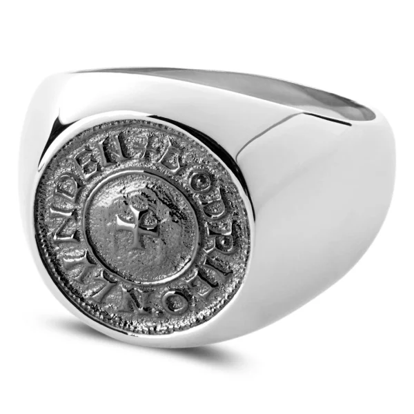 Lucleon Bague Noire Et Argentée Lonya Makt le grand escompte 1