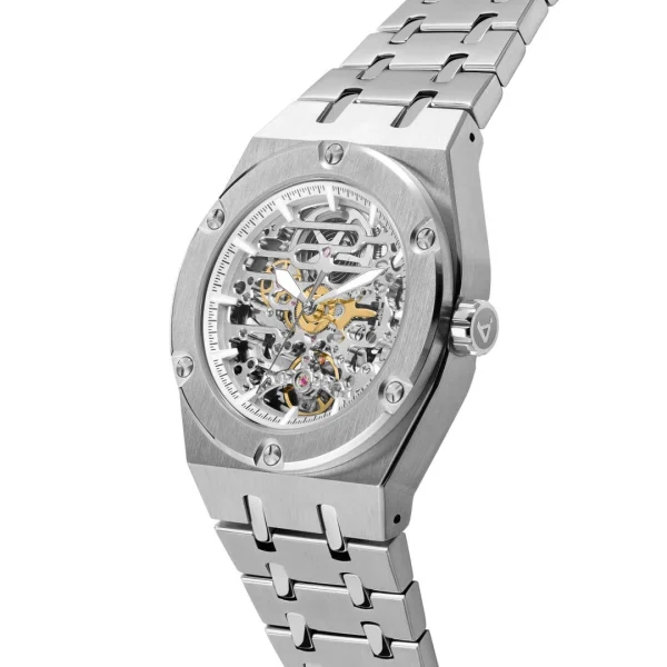 Arkai Montre Squelette Automatique Argentée Aaric Mamut magasin en ligne france 3