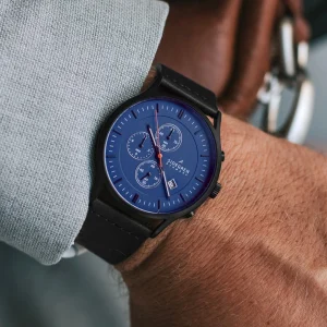 Sidegren Montre Chronographe Revil Indigo REMISE 16