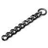 Lucleon Amulette Chaîne En Acier Noir Pour Boucle D’oreille guranteed de qualité 8
