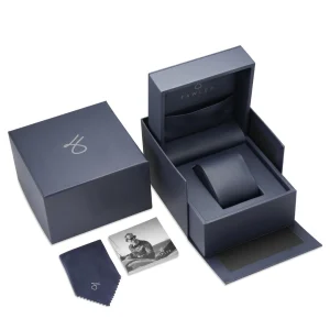 qualité d’originales Fawler Métier | Montre GMT En Acier Inoxydable Bleu 18
