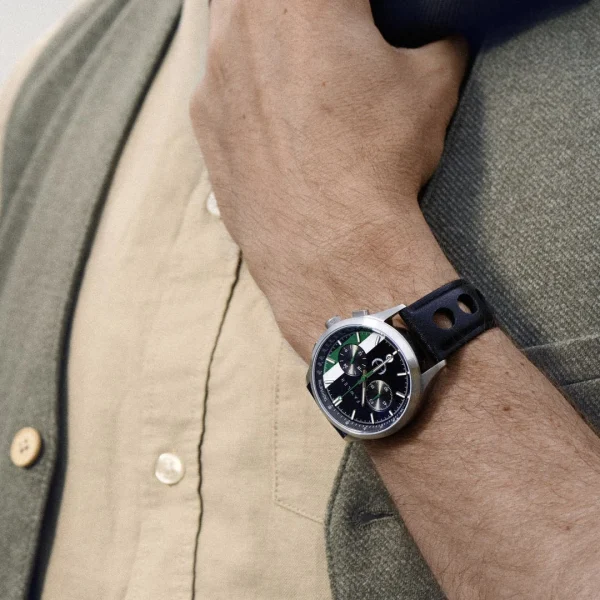officiel Fawler Monterey | Montre De Course Blanche Et Verte 7