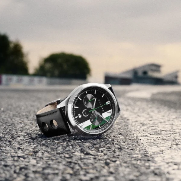 officiel Fawler Monterey | Montre De Course Blanche Et Verte 5
