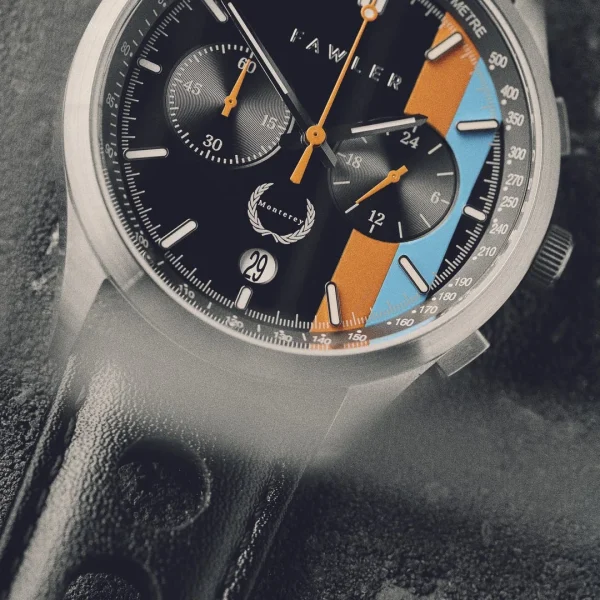 Fawler Monterey | Montre De Course Orange Et Bleue fashion pas cher 3