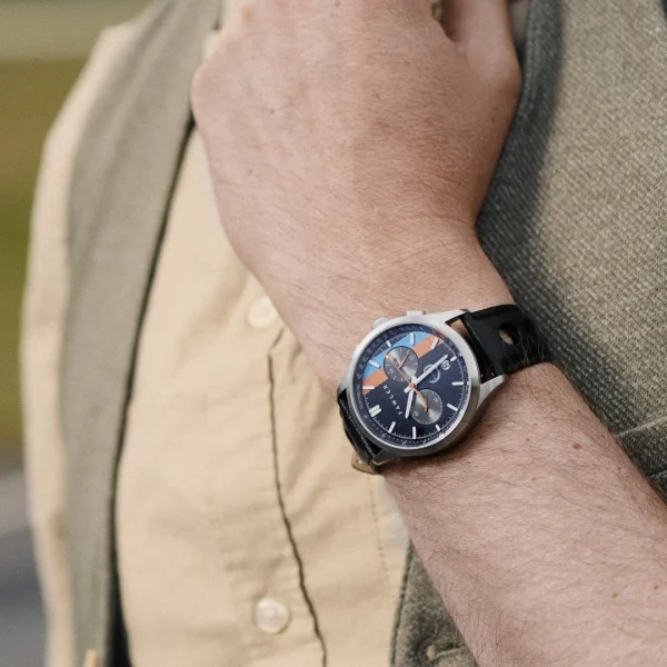 Fawler Monterey | Montre De Course Orange Et Bleue fashion pas cher 5