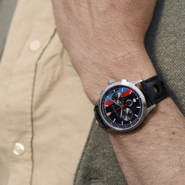 achetez Fawler Monterey | Montre De Course Bleue Et Rouge 4
