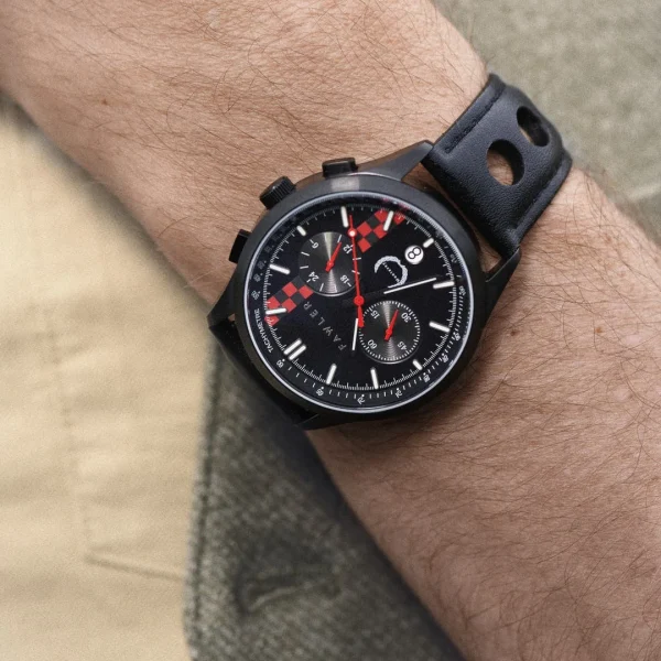 livraison la plus rapide Fawler Monterey | Montre De Course Noire En édition Limitée 5