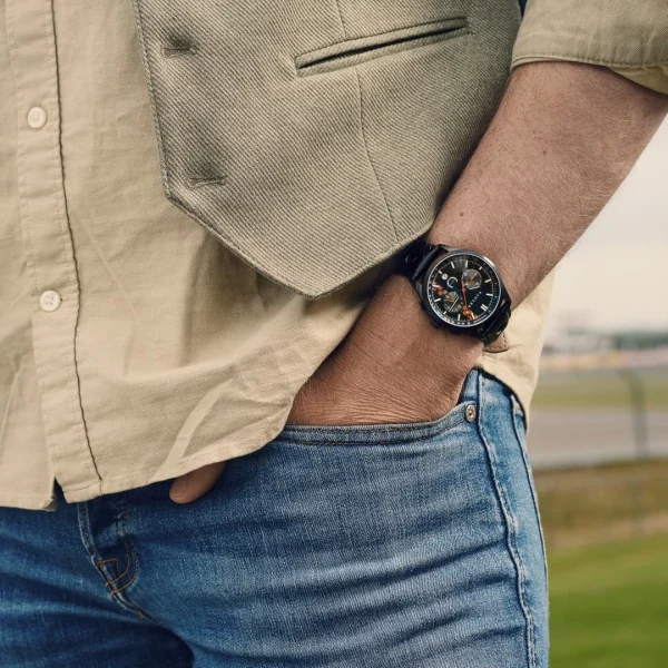 livraison la plus rapide Fawler Monterey | Montre De Course Noire En édition Limitée 6