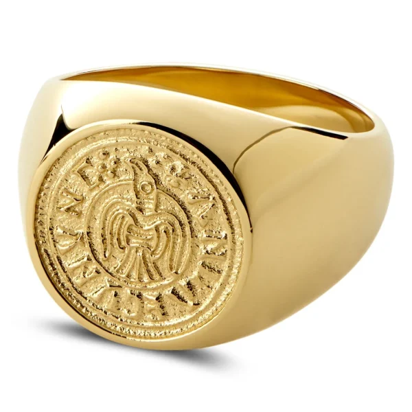 Lucleon Bague Dorée Laif Makt boutique en ligne 1