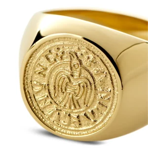 Lucleon Bague Dorée Laif Makt boutique en ligne 10
