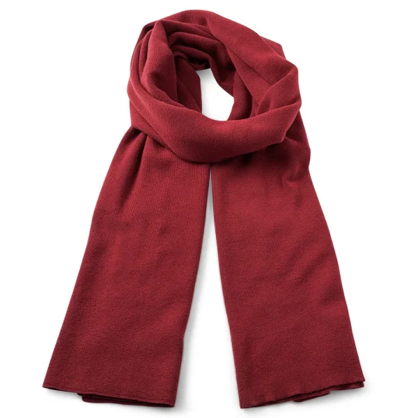 excellente qualité Sidegren Hiems | Écharpe Rouge Bourgogne En Coton Recyclé 1