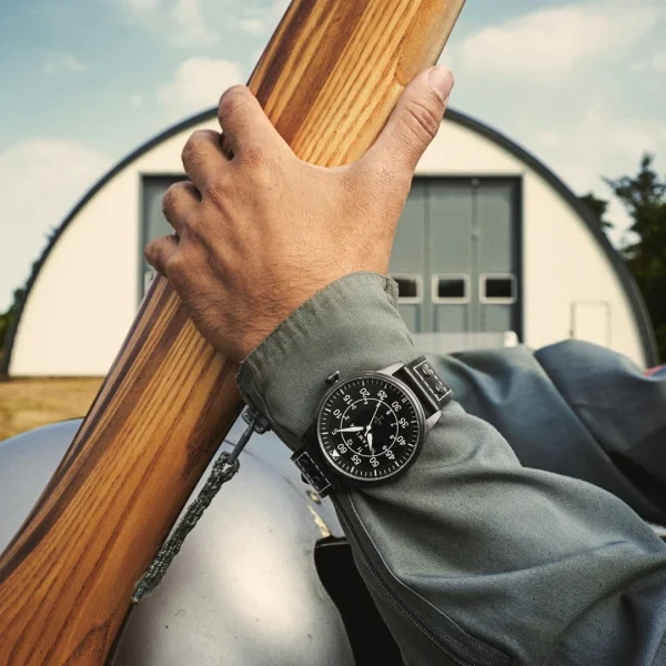 Fawler Apollo | Montre Aviateur En Acier Inoxydable Noir Acheter Maintenant 3