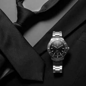 Fawler Makalu | Montre De Plongée En Titane Brossé Avec Lunette Grise outlet 12