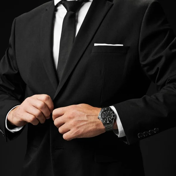 Achat Fawler Makalu | Montre De Plongée En Titane Brossé Avec Cadran En Fibre De Carbone – Série Limitée 4