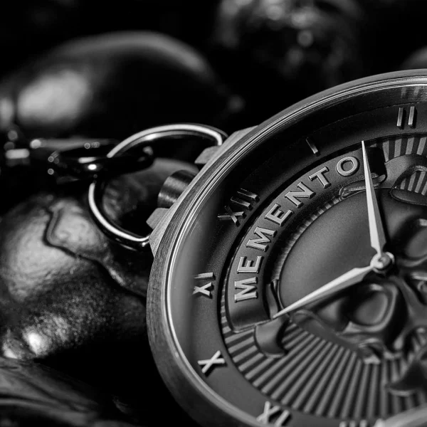 économies garanties Lucleon Memento Mori | Montre De Poche à Tête De Mort 3
