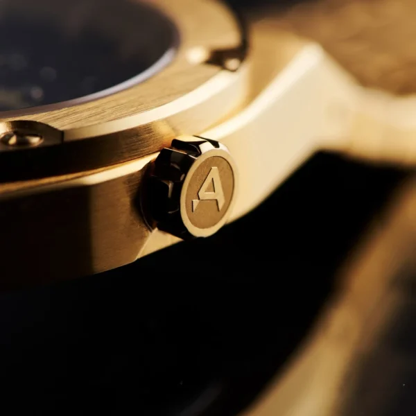 site officiel Arkai Montre Squelette Automatique Dorée Aadi Mamut 5