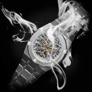 Arkai Montre Squelette Automatique Argentée Aaric Mamut magasin en ligne france 12
