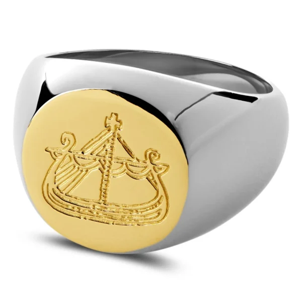 magasin Lucleon Bague Dorée Et Argentée Lorne Makt 1