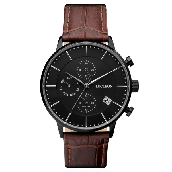 boutique en ligne france Lucleon Montre Layton Ternion En Acier Inoxydable 1