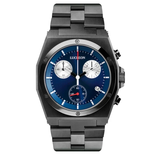Lucleon Montre Chronographe Lennon Ray En Acier Inoxydable en france 1