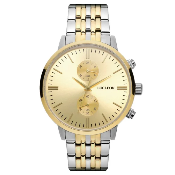 Retour gratuit en magasin. Lucleon Montre En Acier Inoxydable Leroy Kellan 1