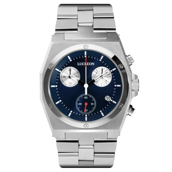 soldes officiel Lucleon Montre Chronographe Linch Ray En Acier Inoxydable 1