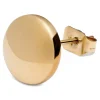 en solde Lucleon Boucle D’oreille “bouton” En Acier Doré 10 Mm 16