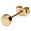 Lucleon Boucle D’oreille “bouton” En Acier Doré De 4 Mm Dernières Nouveautés 19
