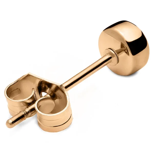 Lucleon Boucle D’oreille “bouton” En Acier Rosegold 4 Mm prix de gros 3