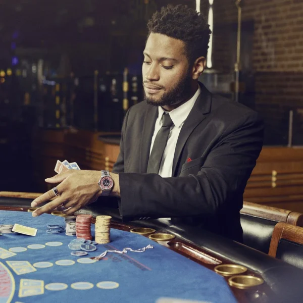 en vente Seizmont Ace | Montre Roulette En Acier Inoxydable Argenté 6