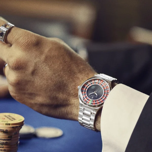 en vente Seizmont Ace | Montre Roulette En Acier Inoxydable Argenté 3