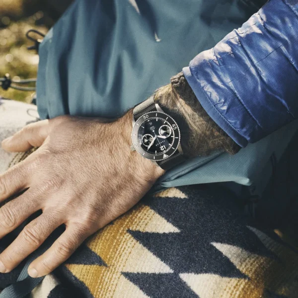 soldes en ligne Fawler Ryka | Montre Militaire De Plongée Grise Et Argent 3