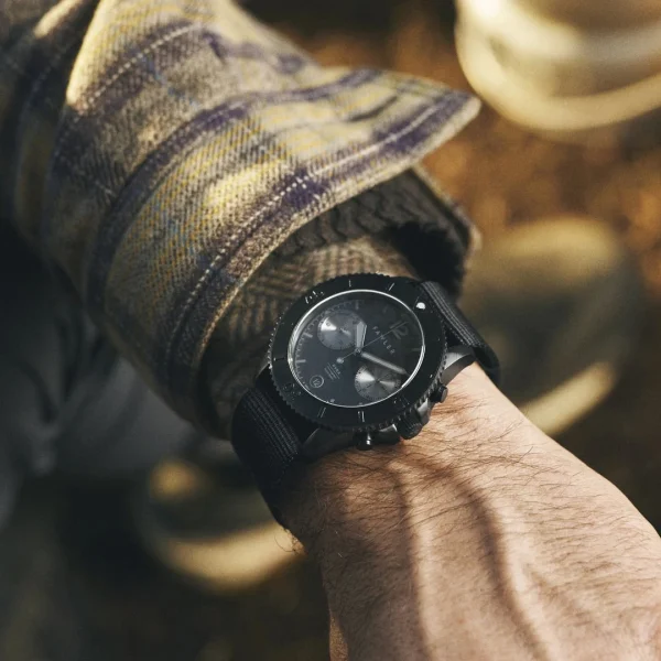 Fawler Ryka | Montre Militaire De Plongée Noire En Série Limitée économies garanties 3