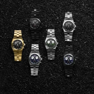 boutiqued en ligne Lucleon Montre Chronographe Lavon Ray En Acier Inoxydable 16