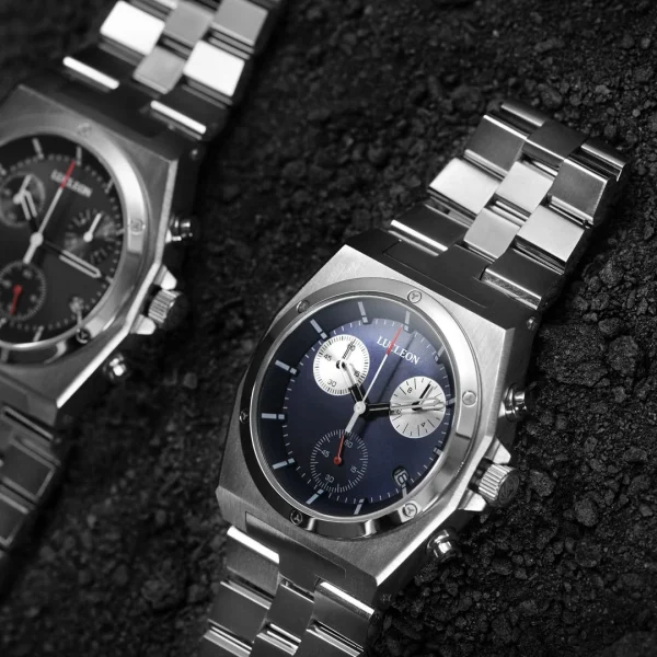 soldes officiel Lucleon Montre Chronographe Linch Ray En Acier Inoxydable 5