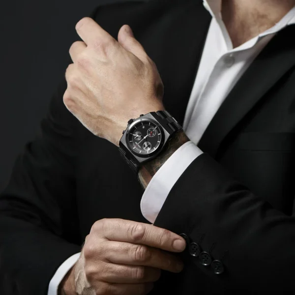 boutiqued en ligne Lucleon Montre Chronographe Lavon Ray En Acier Inoxydable 4