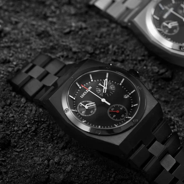 boutiqued en ligne Lucleon Montre Chronographe Lavon Ray En Acier Inoxydable 5