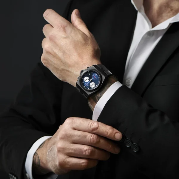 Lucleon Montre Chronographe Lennon Ray En Acier Inoxydable en france 4