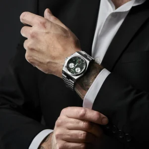 achat pas cher Lucleon Montre Chronographe Leal Ray En Acier Inoxydable 12