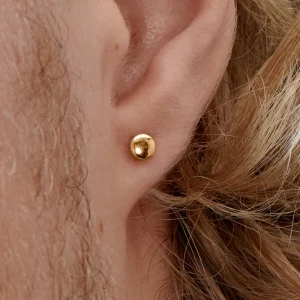 Lucleon Boucle D’oreille “bouton” En Acier Rosegold 4 Mm prix de gros 16