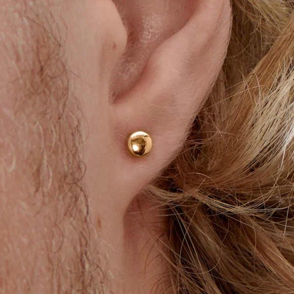 Lucleon Boucle D’oreille “bouton” En Acier Rosegold 4 Mm prix de gros 6