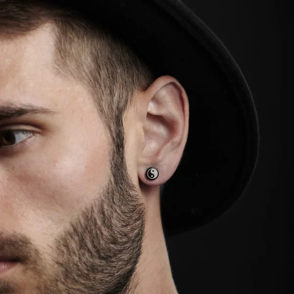 Achat Fort Tempus Boucle D’oreille Magnétique Yin Yang 4