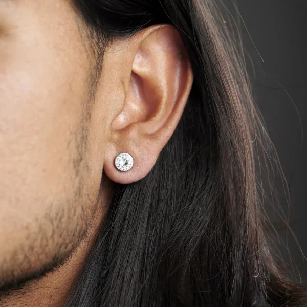 Fort Tempus Boucle D’oreille Magnétique à Cristaux Translucides – 8 Mm solde en ligne 5