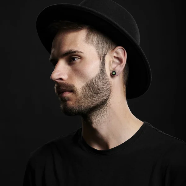 Fort Tempus Boucle D’oreille Magnétique Feuille De Cannabis site pas cher 6