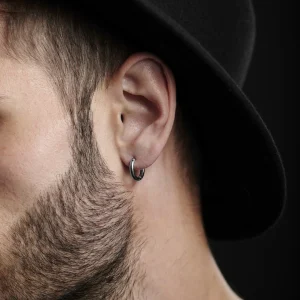 prix le plus bas Lucleon Boucle D’oreille En Acier “Le Cercle” 12