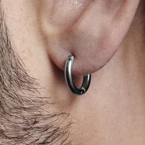 prix le plus bas Lucleon Boucle D’oreille En Acier “Le Cercle” 16